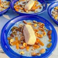 ارز بلبن قشطة