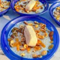 أرز بلبن قشطة